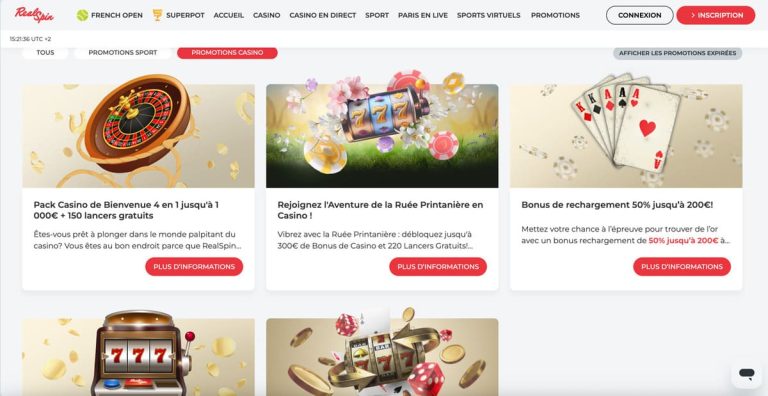 Real Spin Casino promotions